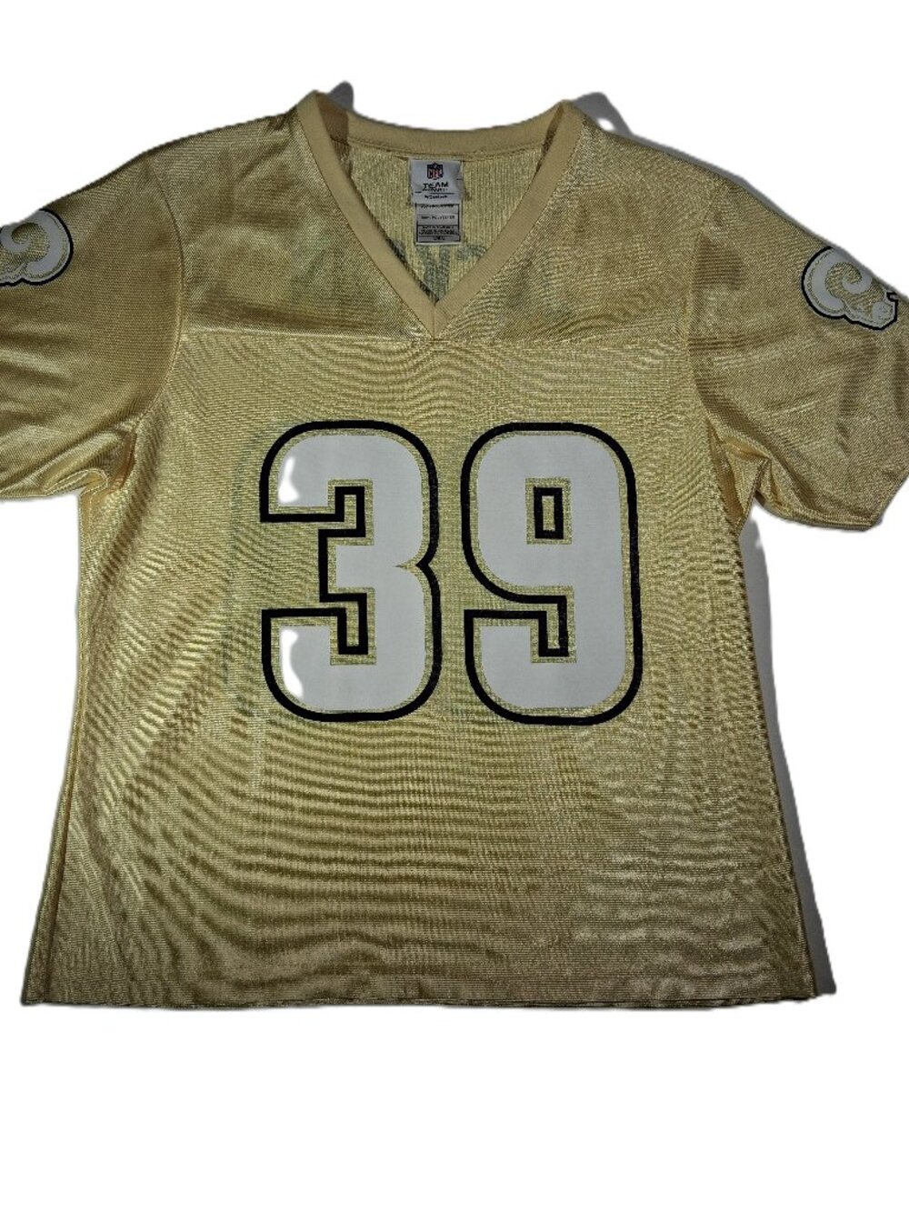 St. Louis Rams Steven Jackson #39 Women's Jersey/Shirt M Yellow NFL Apparel